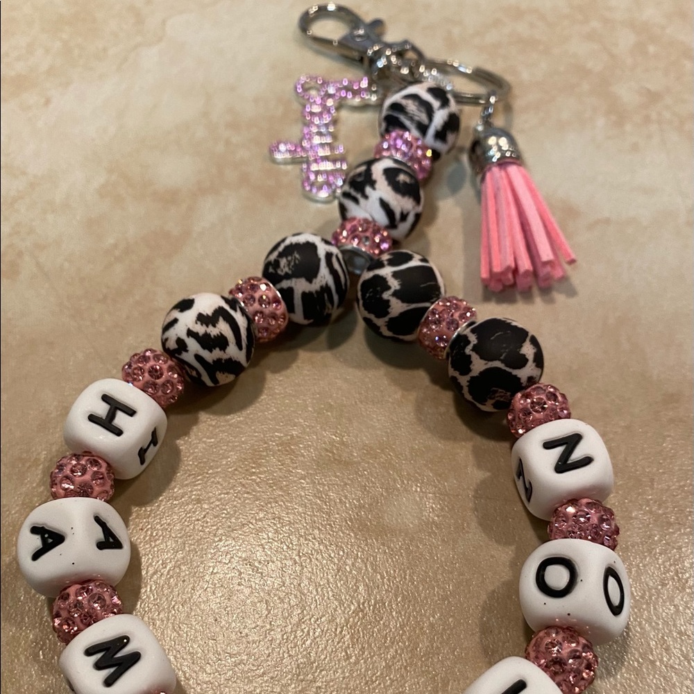 Customize Leopard Print Keychain - image 3